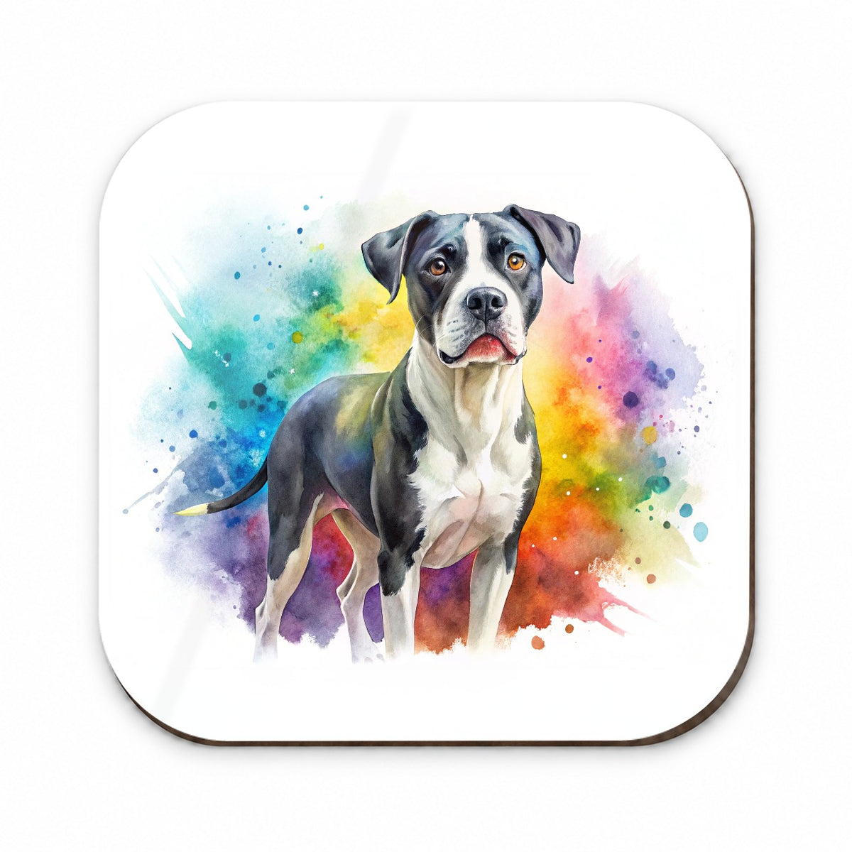 Labrabull Dog Watercolor Style Fridge Magnet