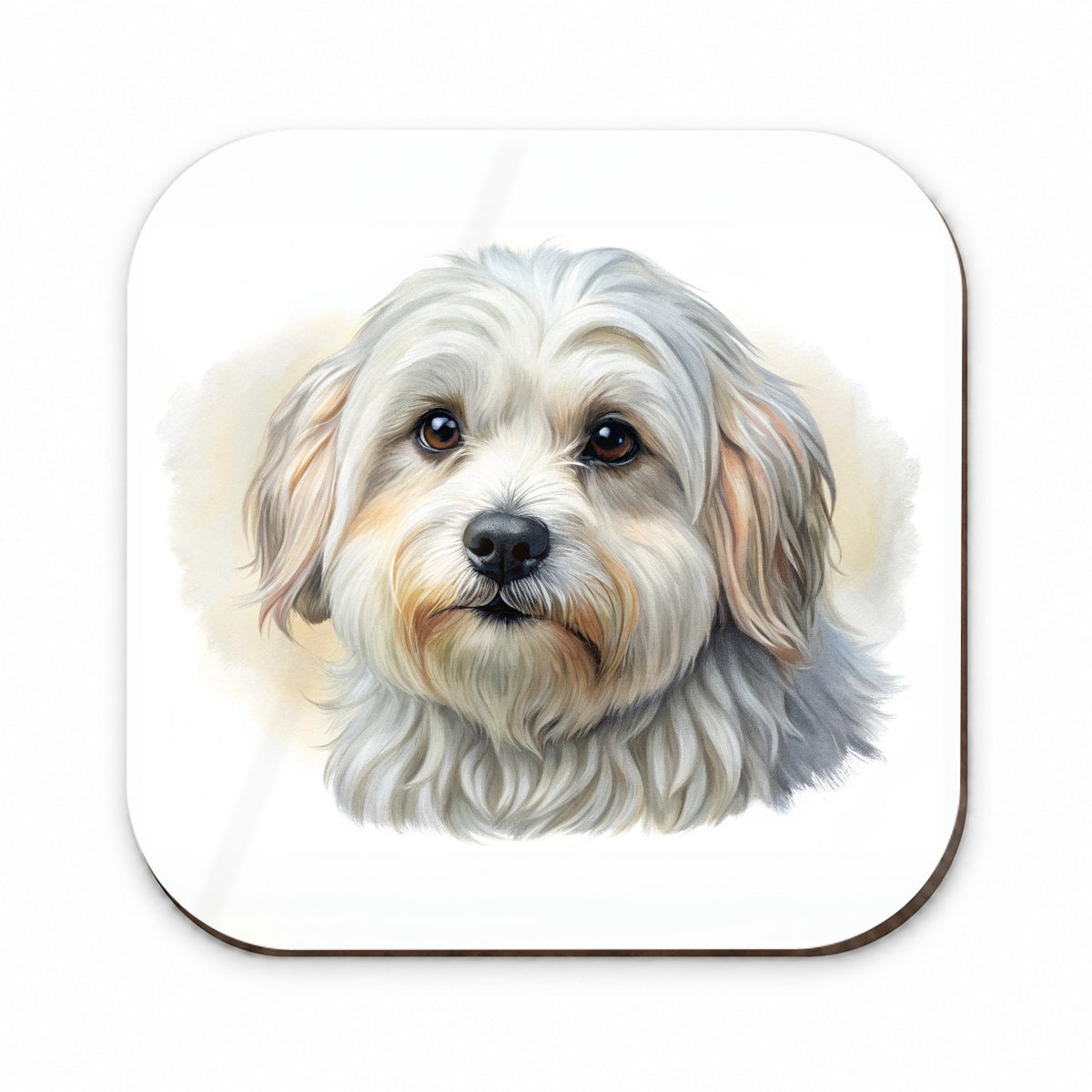 Lowchen Little Lion Dog Illustration Fridge Magnet