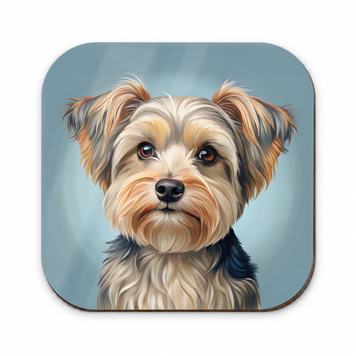 Morkie Dog Illustration Fridge Magnet
