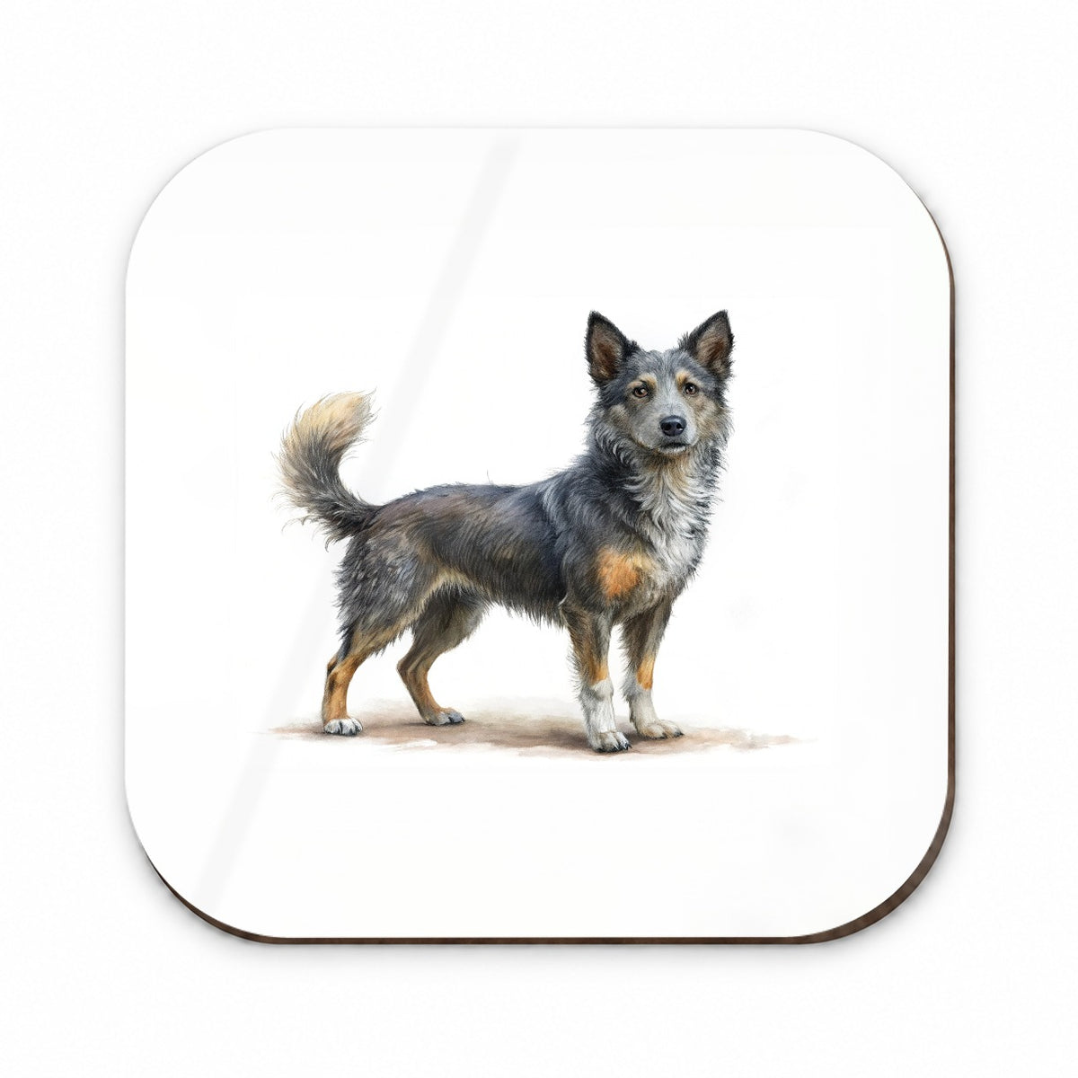Mudi Dog Illustration Fridge Magnet