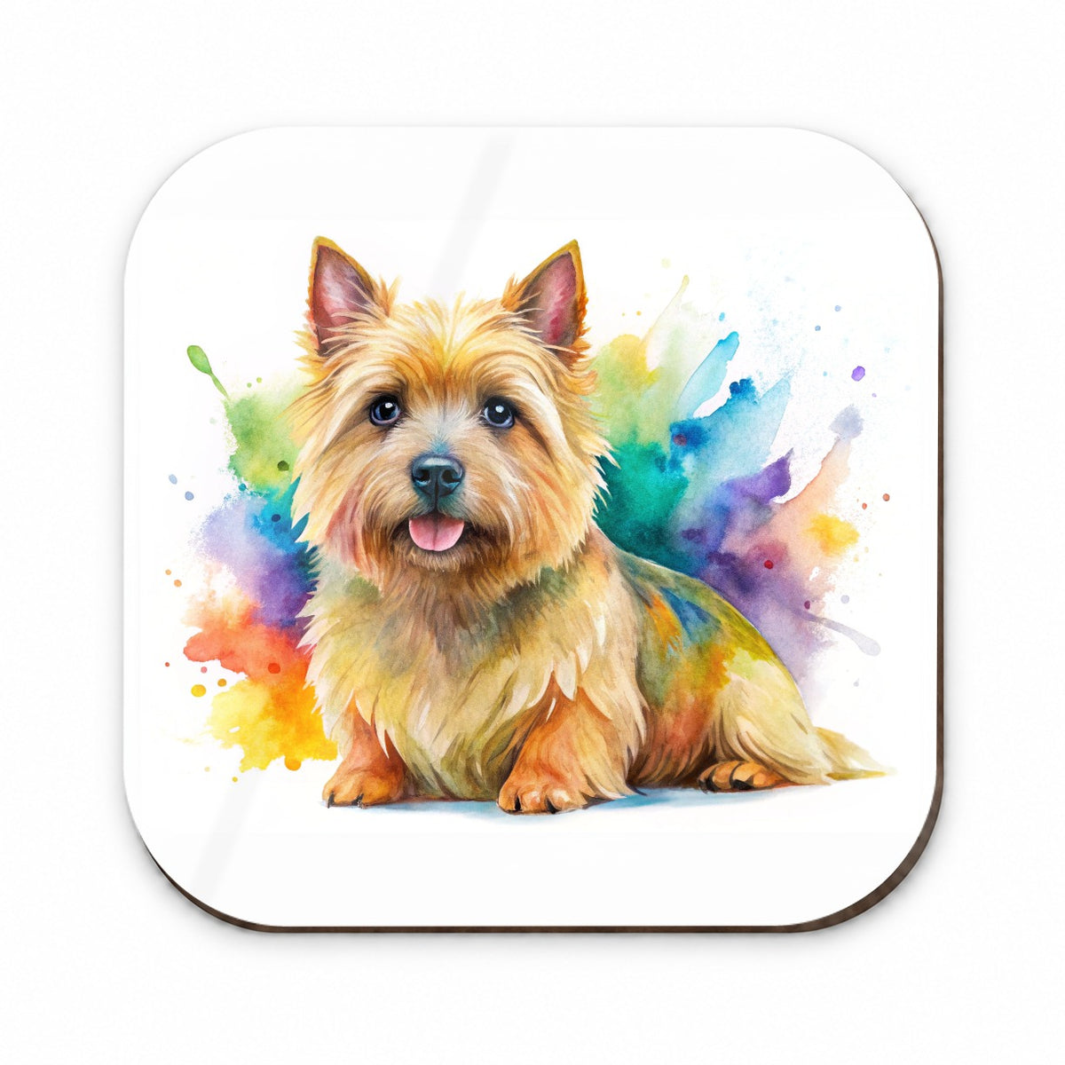 Norwich Terrier Dog Watercolor Style Fridge Magnet
