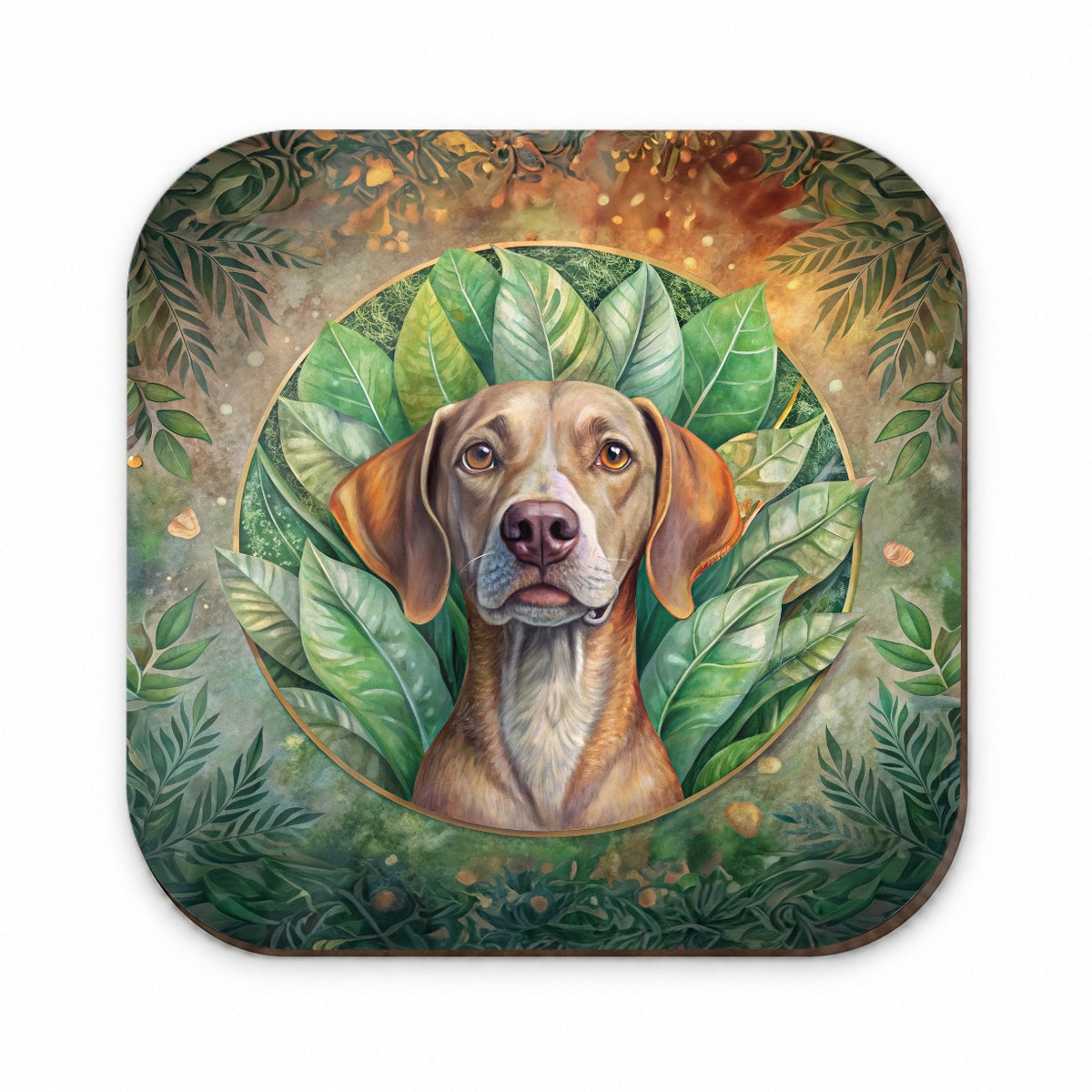 Pointer Dog Art Nouveau Fridge Magnet