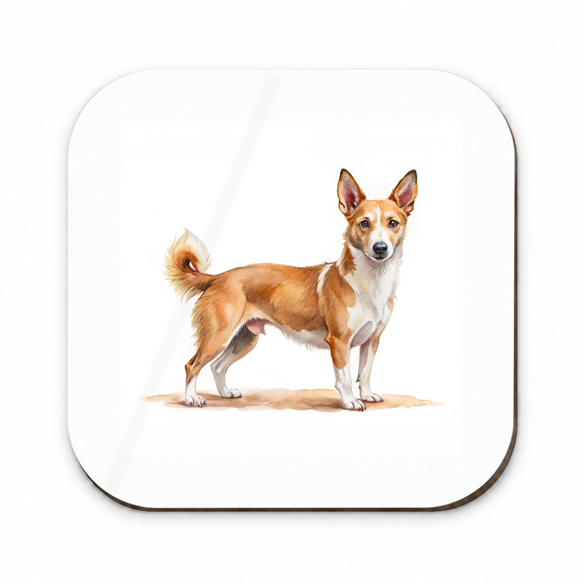 Portuguese Podengo Pequeno Dog Watercolor Style Fridge Magnet