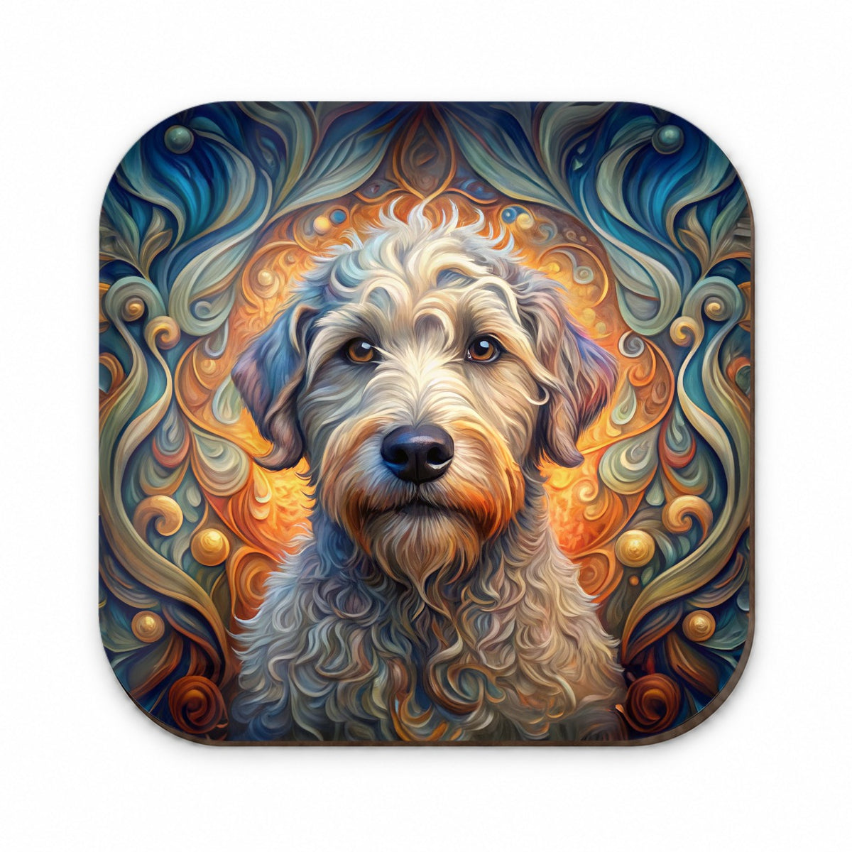 Schnoodle Dog Art Nouveau Fridge Magnet