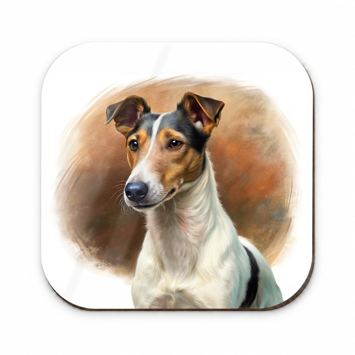 Smooth Fox Terrier Dog Illustration Fridge Magnet
