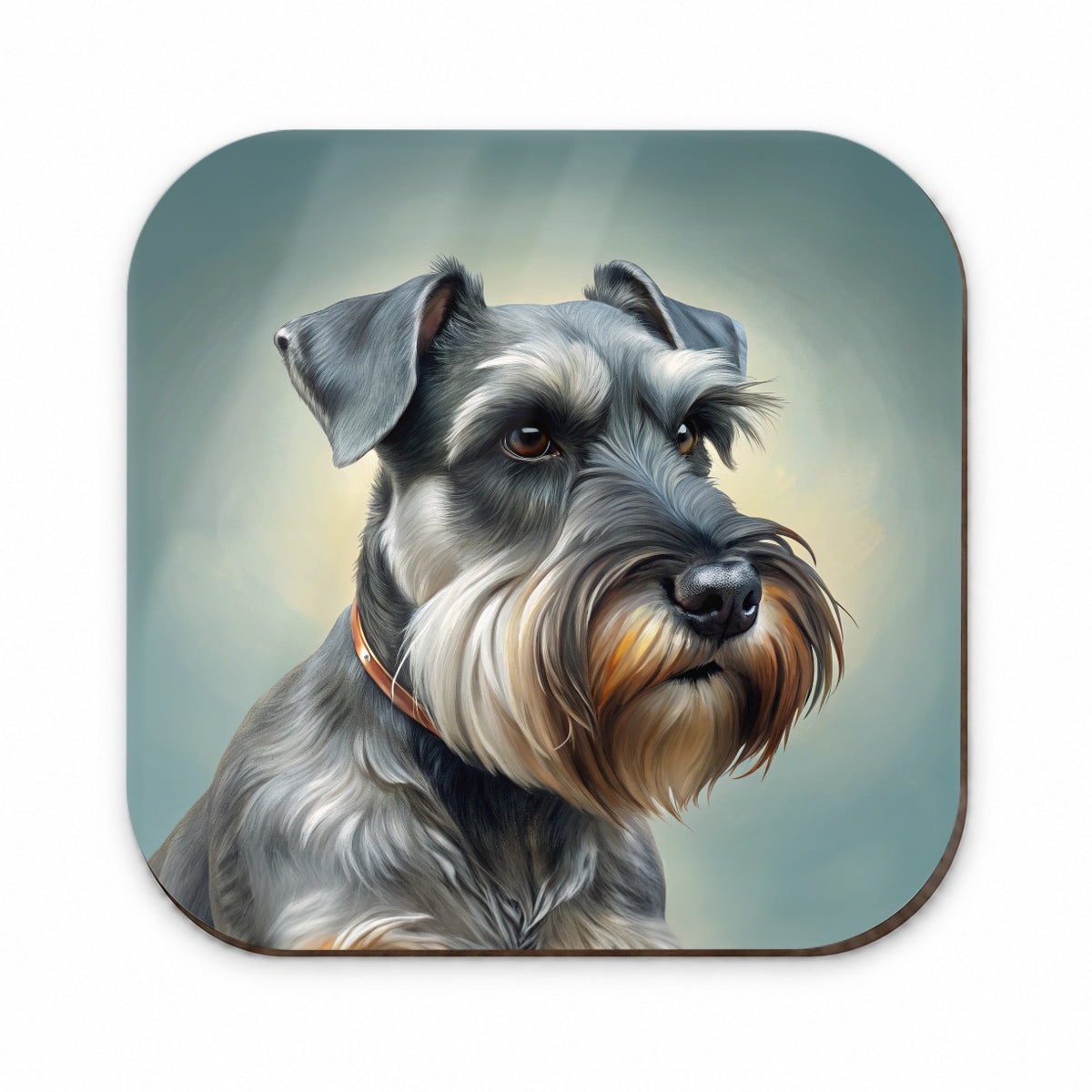 Standard Schnauzer Dog Illustration Fridge Magnet