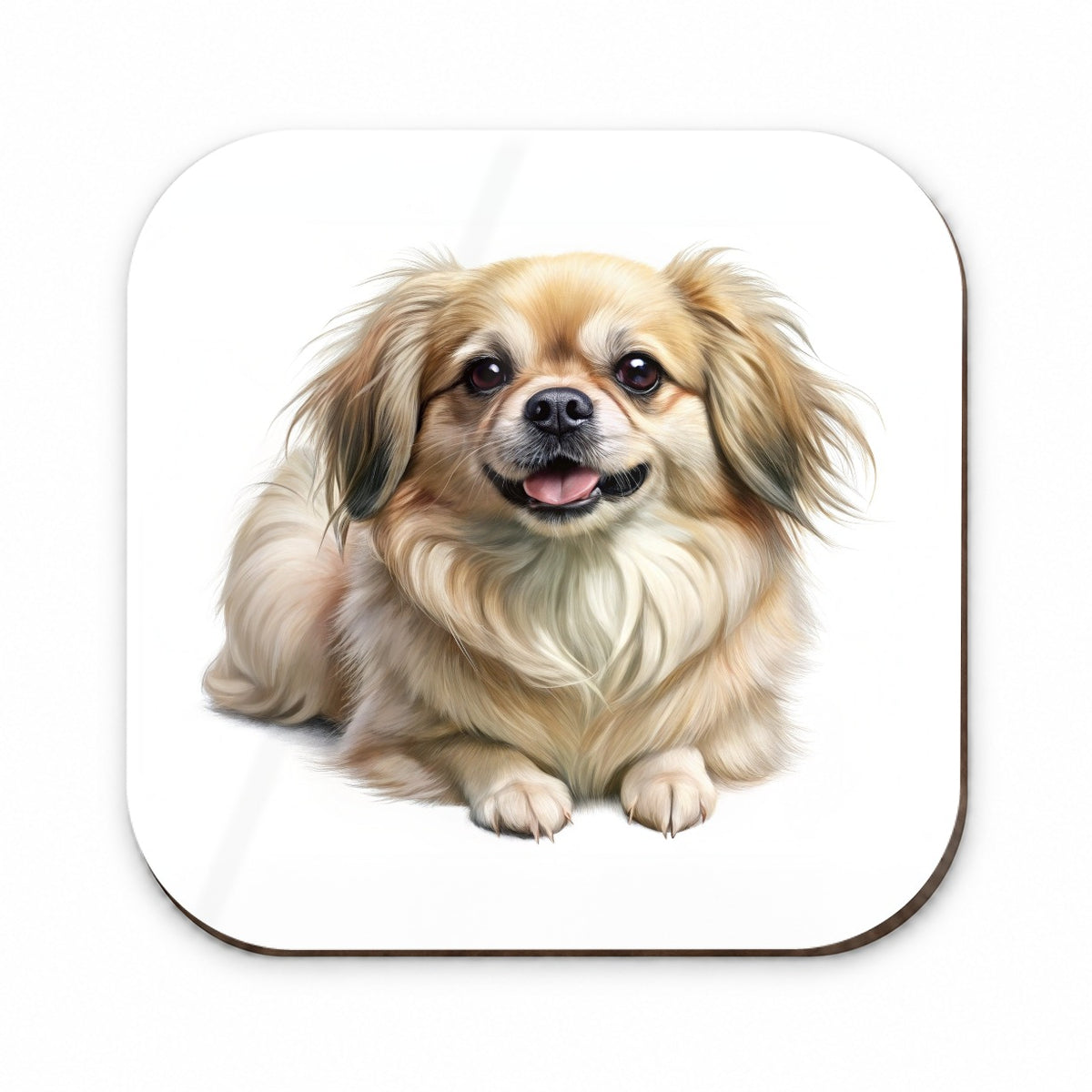 Tibetan Spaniel Dog Illustration Fridge Magnet