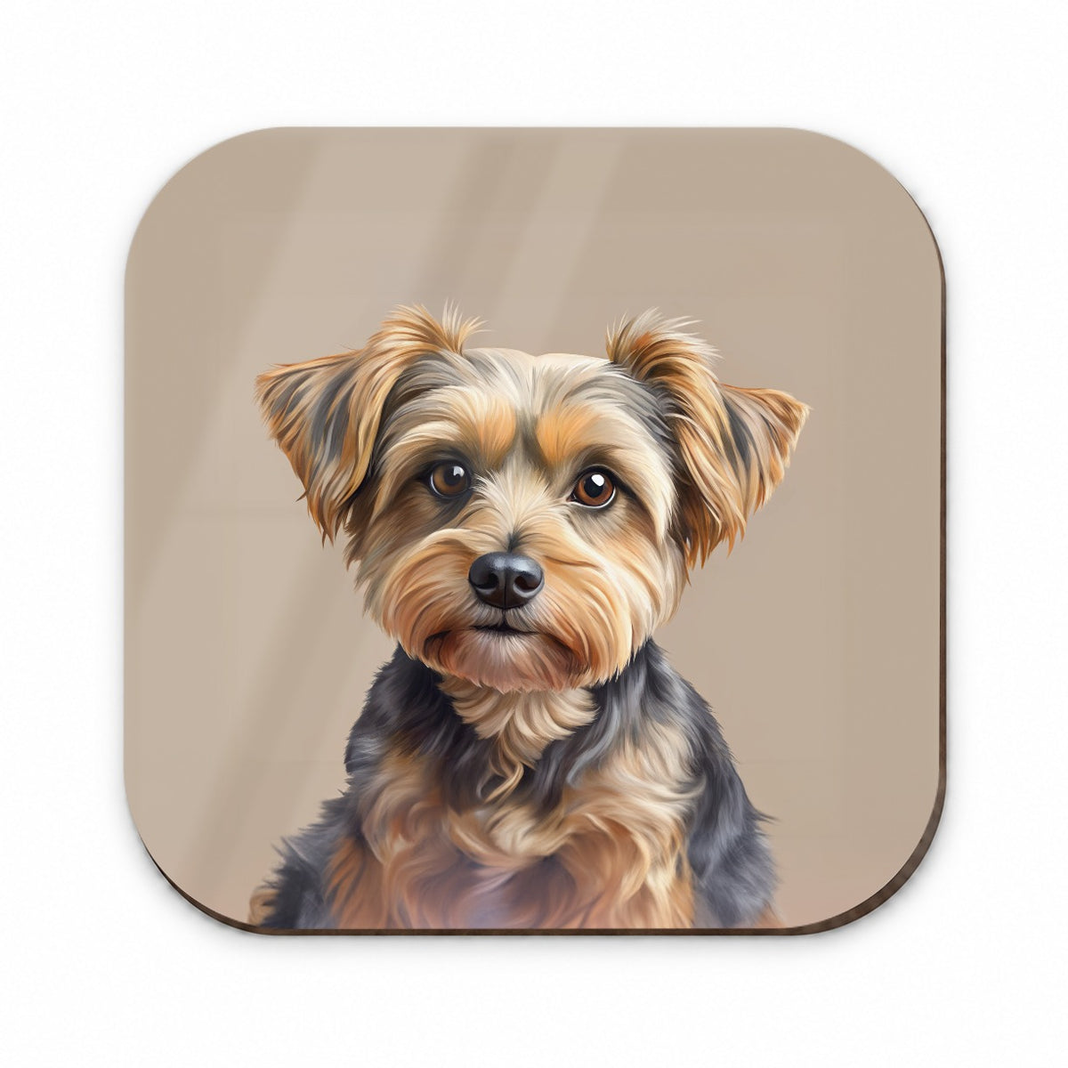 Yorkipoo Dog Illustration Fridge Magnet