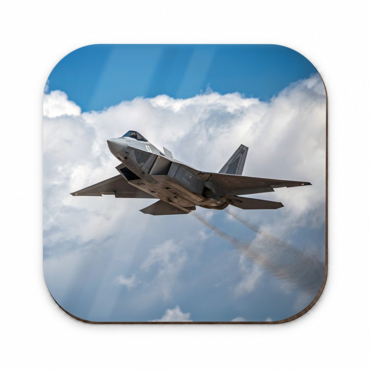 F-22 Raptor In Flight Air Force Fighter Plane Fridge Magnet