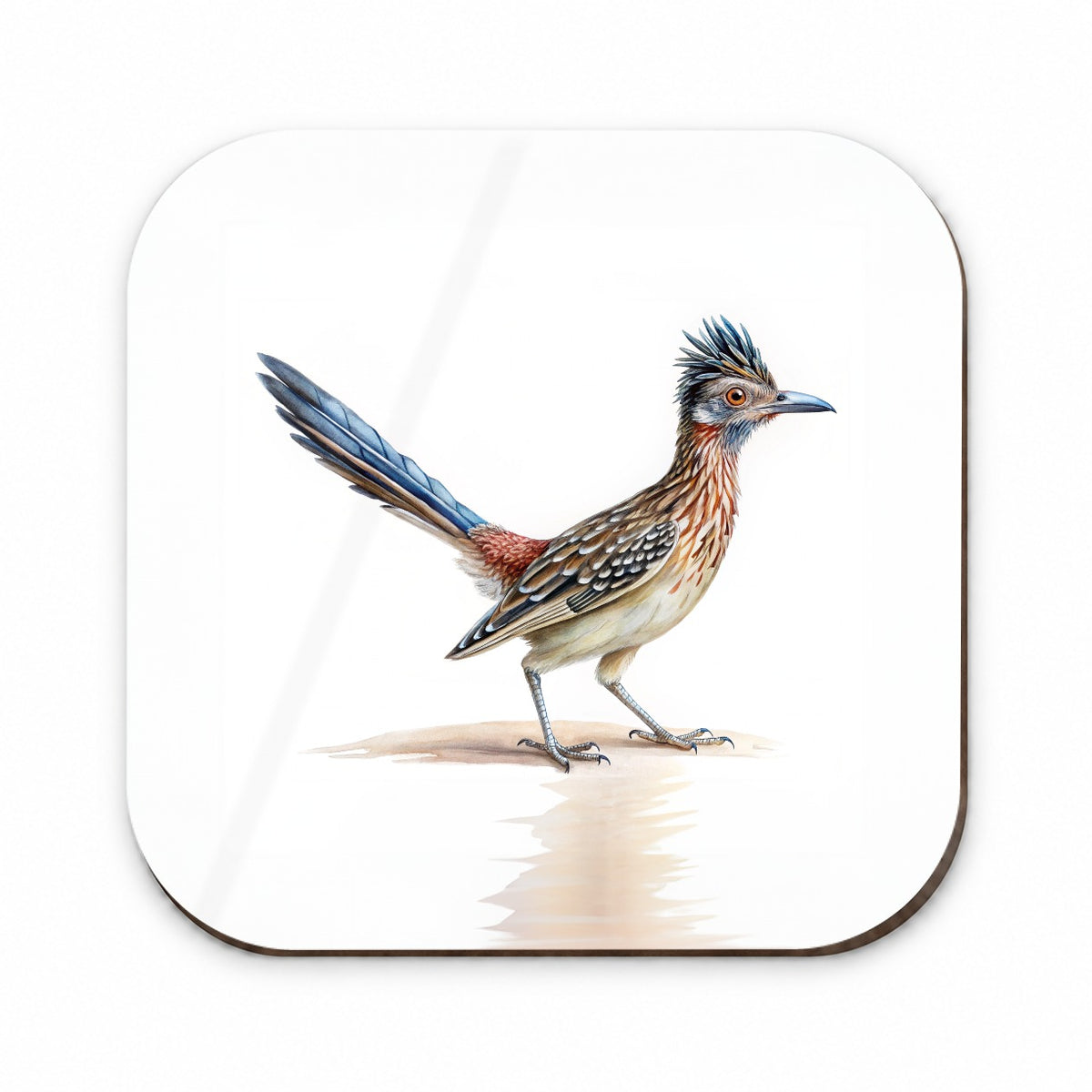 Greater Roadrunner New Mexico State Bird Illustration Fridge Magnet