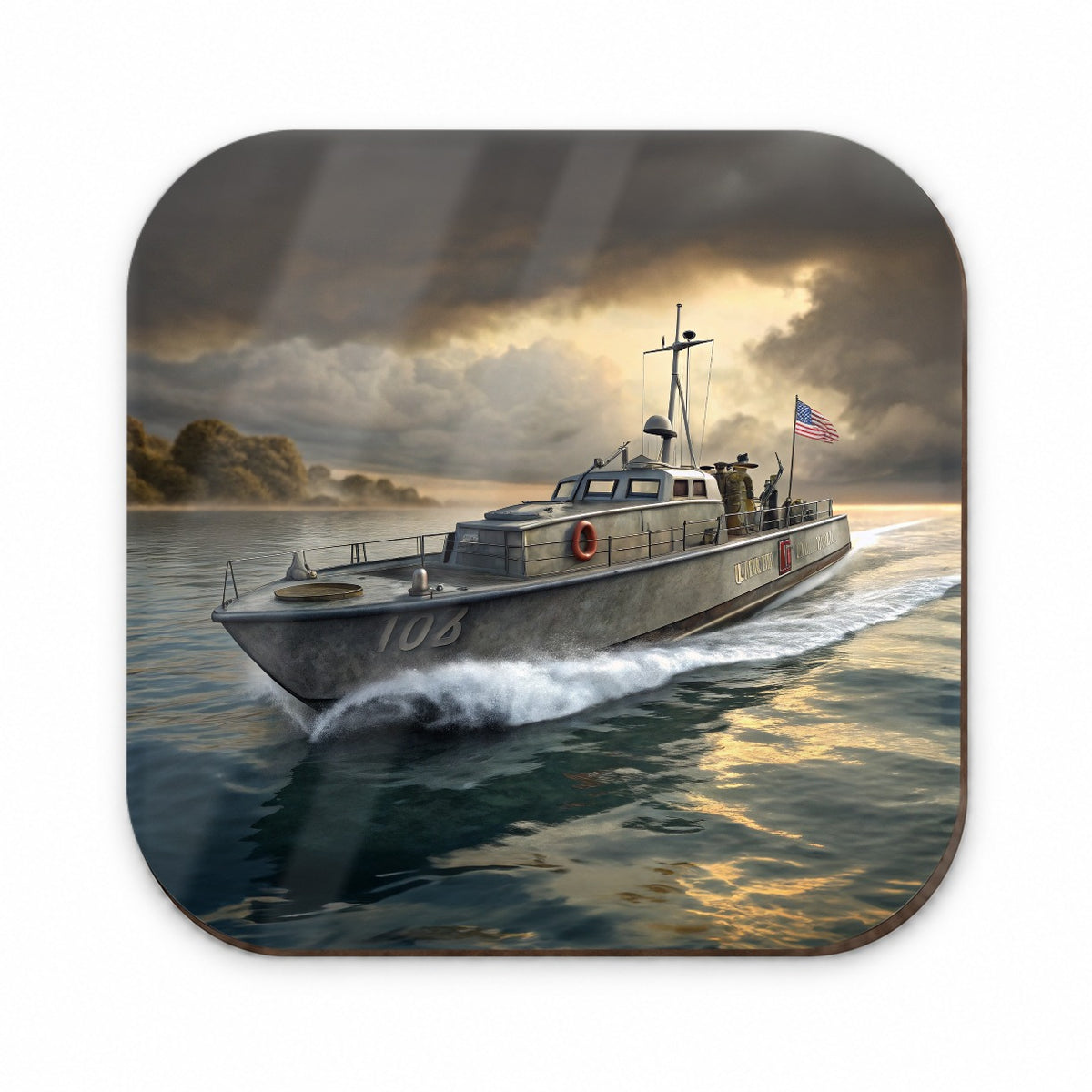 WWII US Navy PT Patrol Boat Fridge Magnet