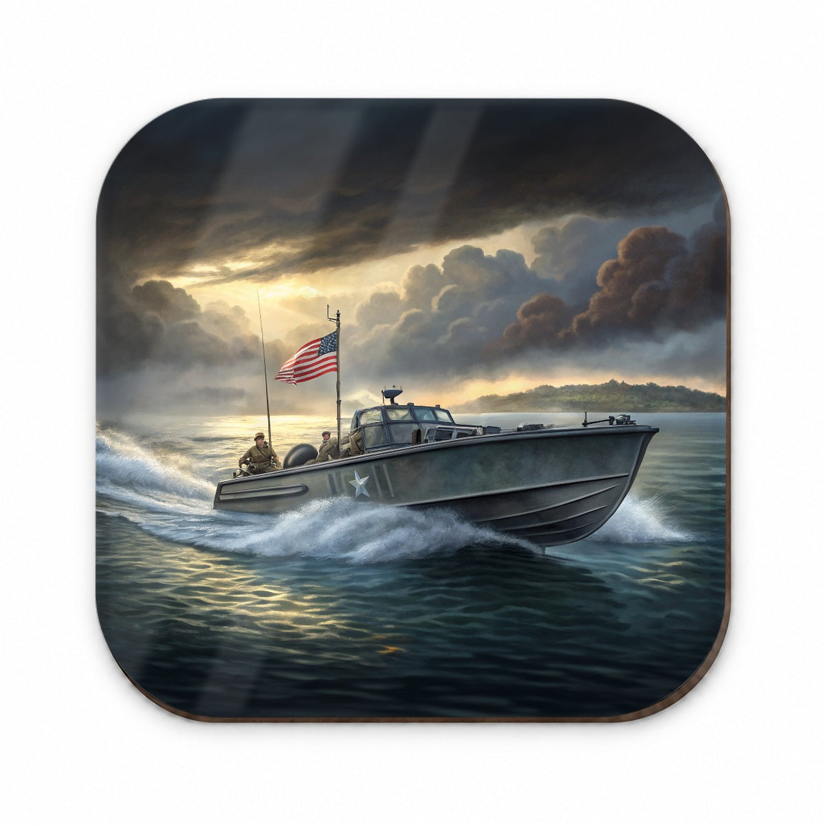 WWII US Navy PT Torpedo Boat Fridge Magnet