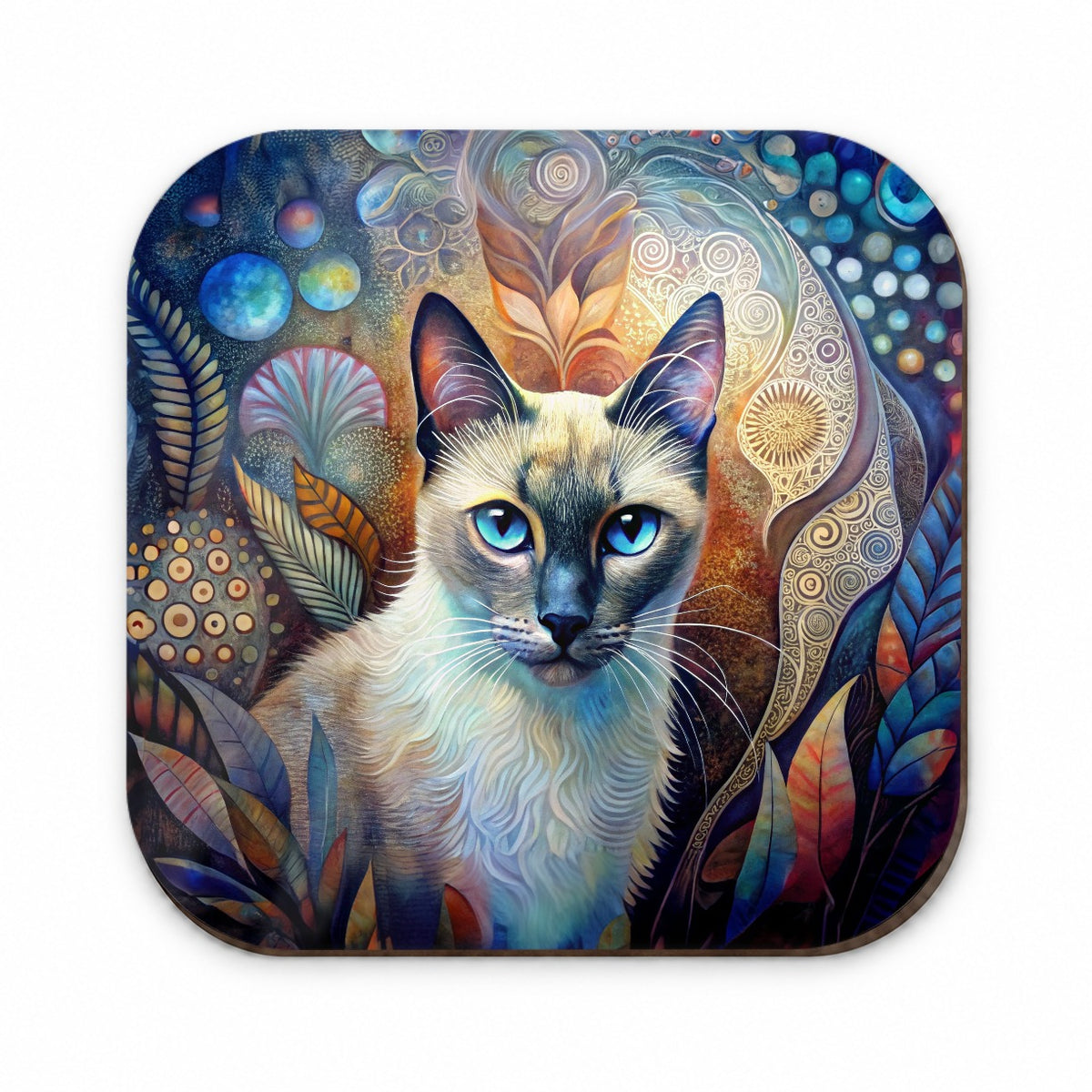 Balinese Cat Abstract Art Fridge Magnet