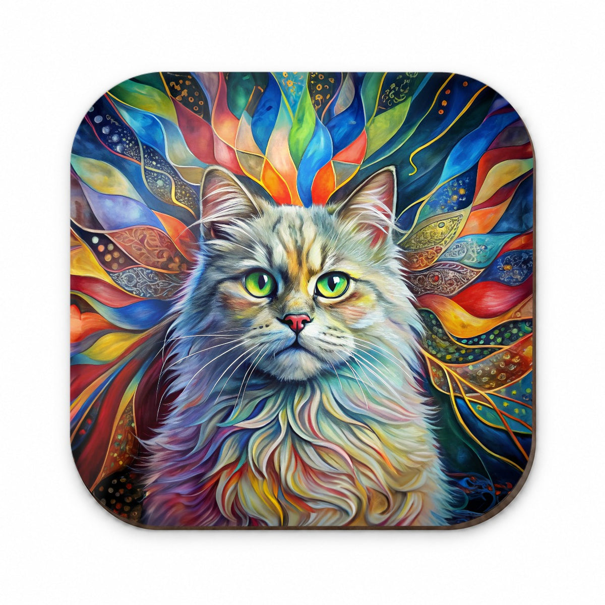 British Longhair Cat Abstract Art Fridge Magnet