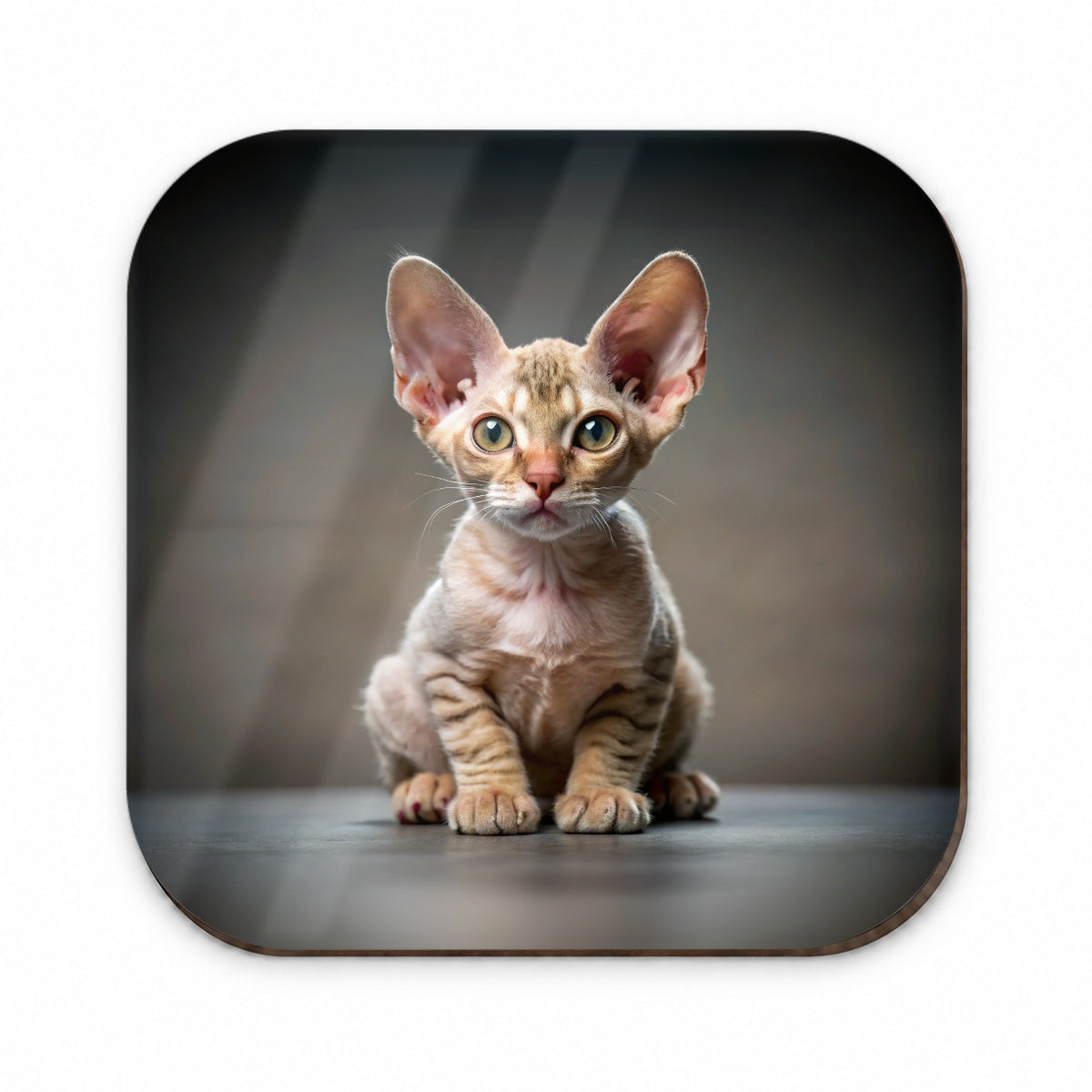 Devon Rex Cat Kitten Photo Fridge Magnet