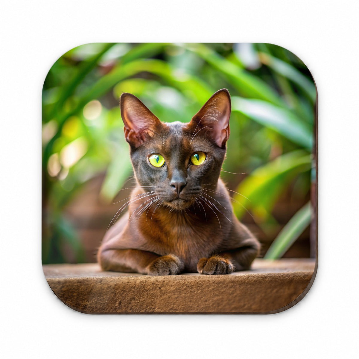 Havana Brown Cat Photo Fridge Magnet