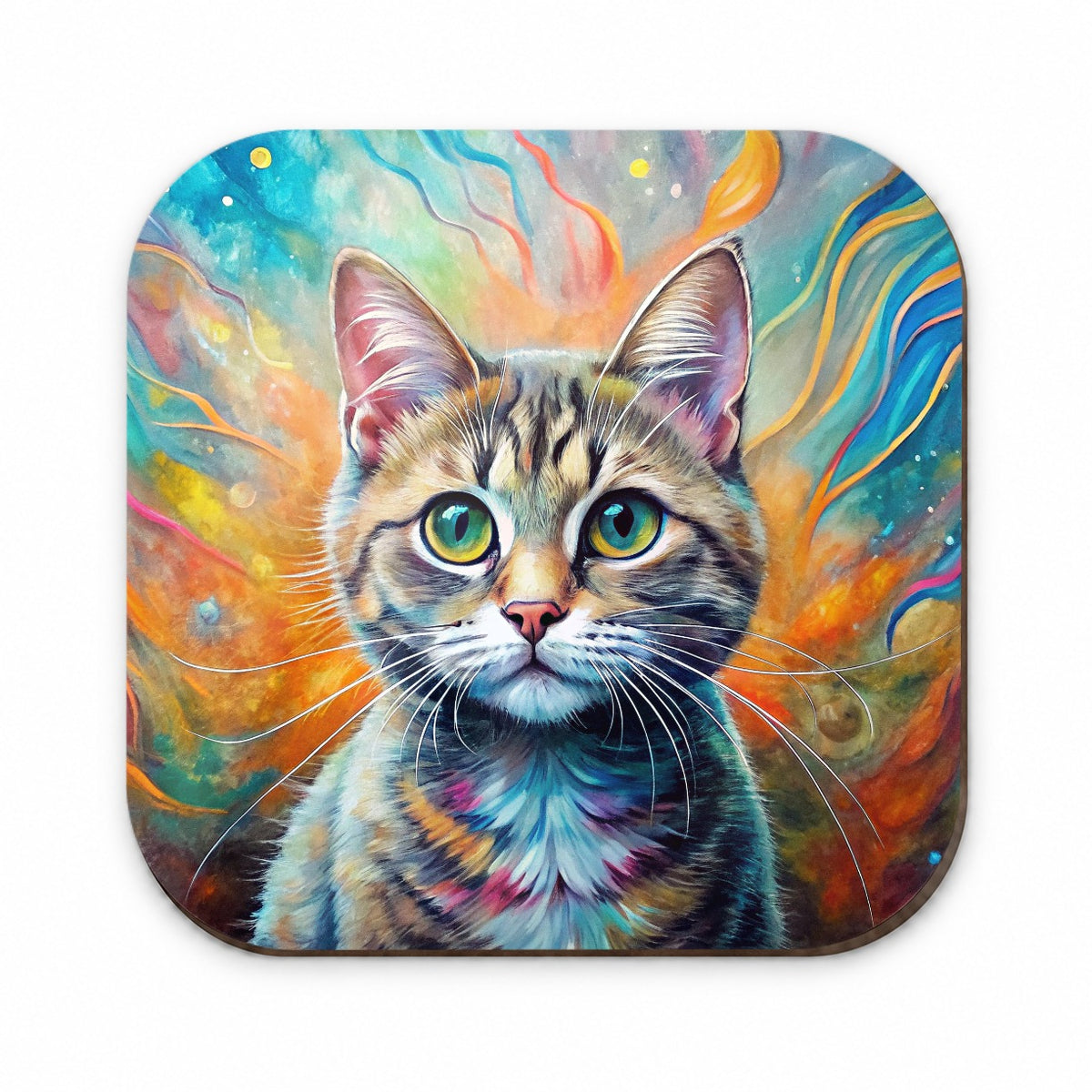 Munchkin Cat Abstract Art Fridge Magnet