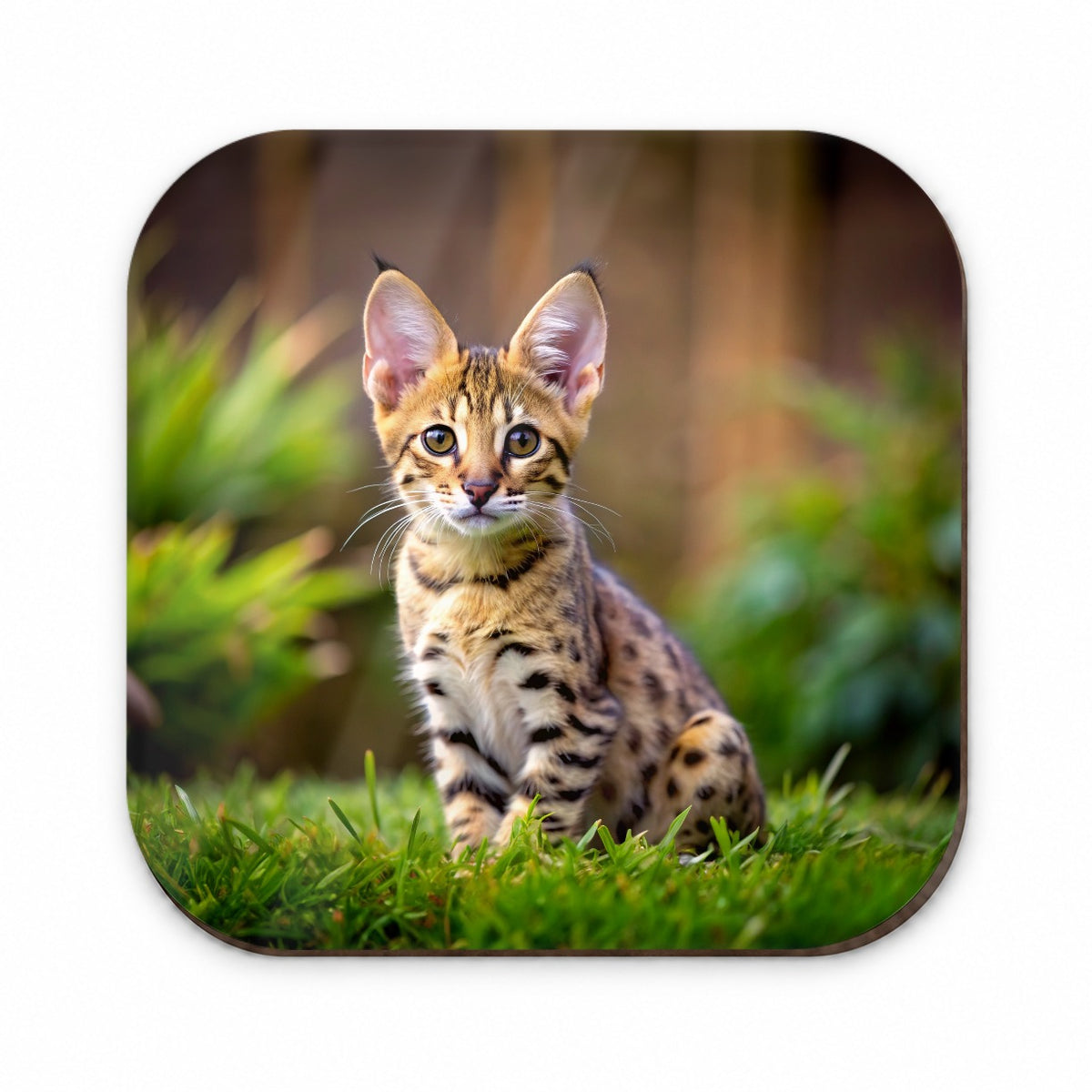 Savannah Cat Kitten Photo Fridge Magnet