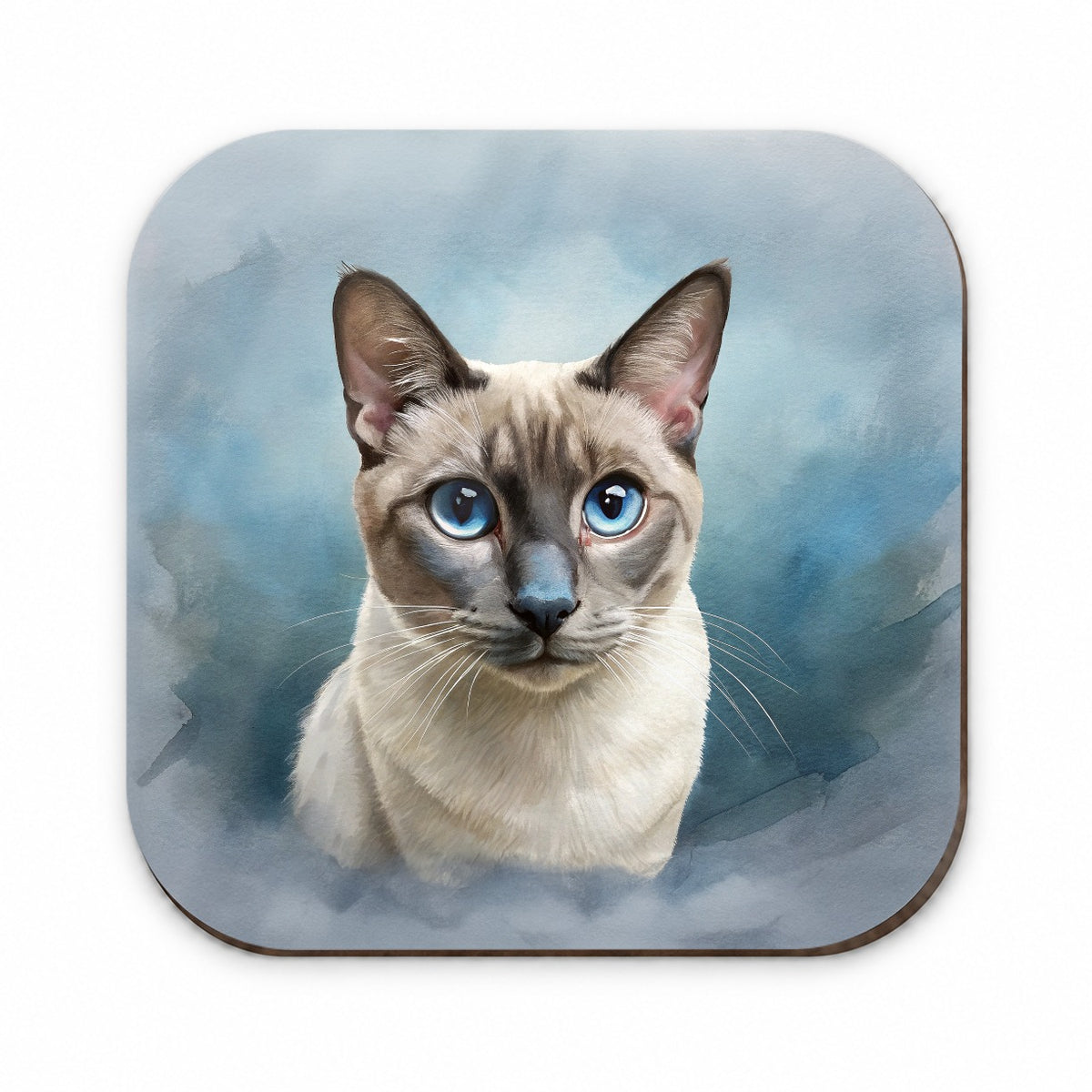 Tonkinese Cat Illustration Fridge Magnet