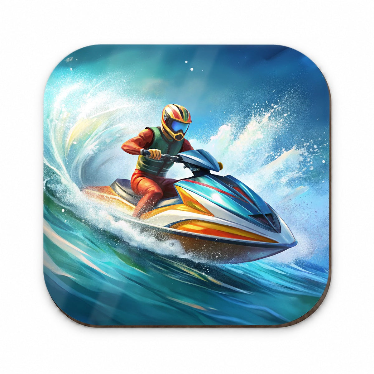 Jet Ski Skiing Racing Fridge Magnet