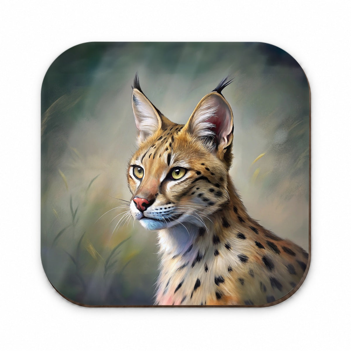 Serval Wild Cat Illustration Fridge Magnet