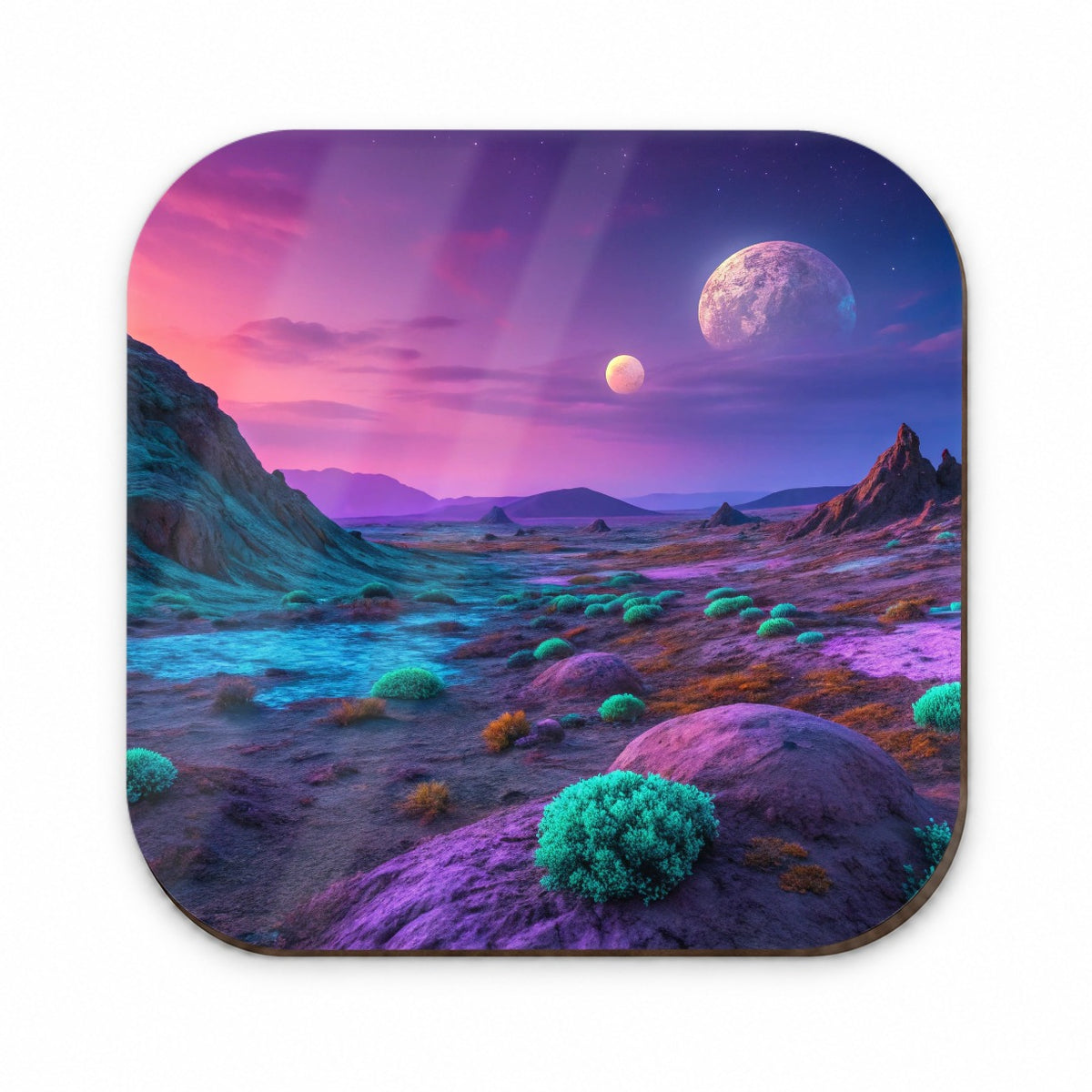 Alien Planet Surface Beautiful Fridge Magnet