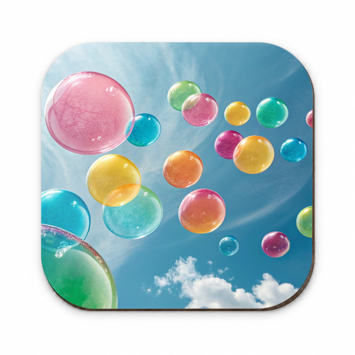 Candy Color Bubbles Blue Sky Fridge Magnet