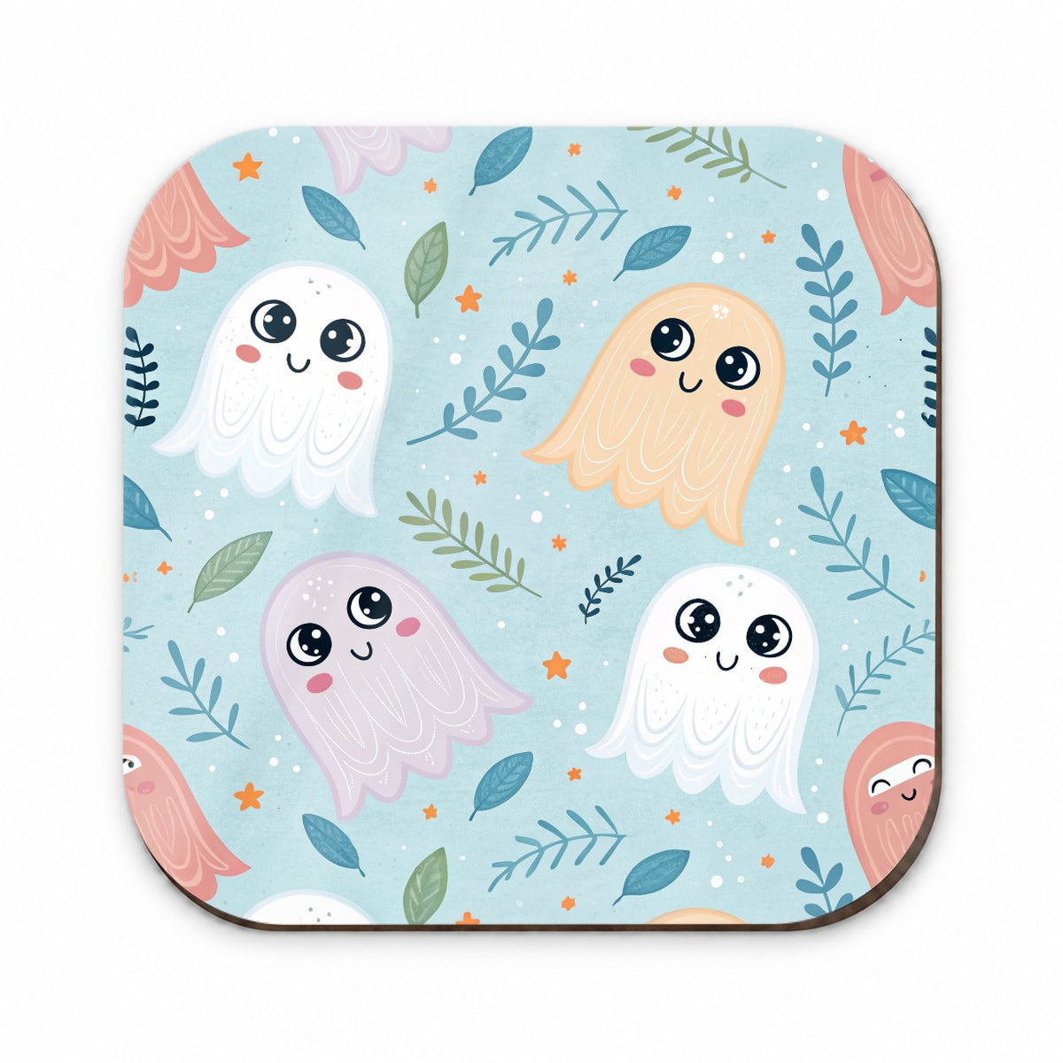 Cute Ghosts Illustration Fridge Magnet