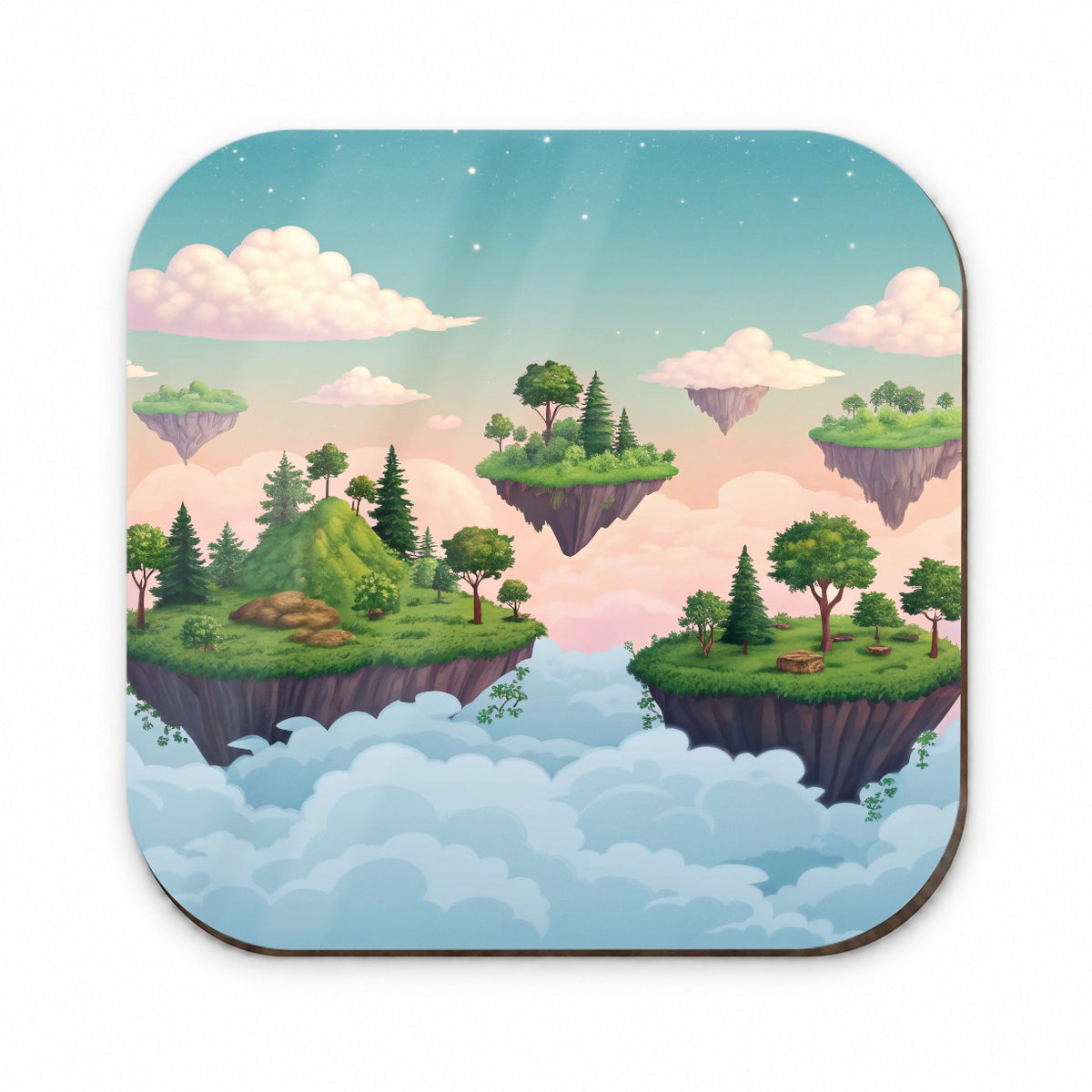 Floating Islands In The Sky Fridge Magnet