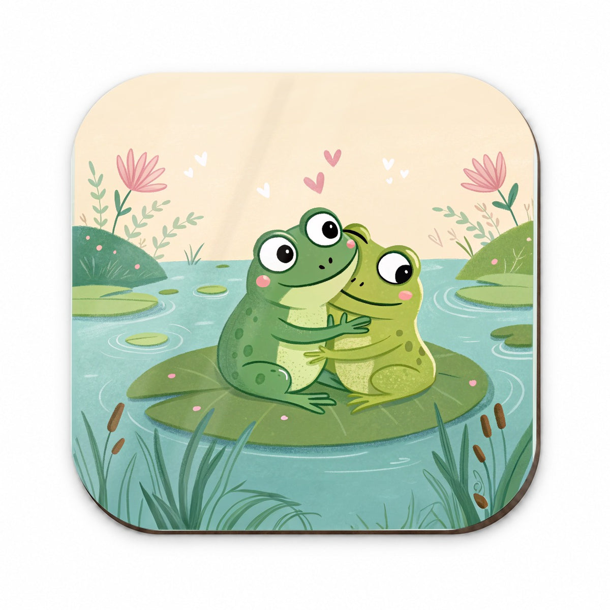 Frogs Hugging Love Fridge Magnet