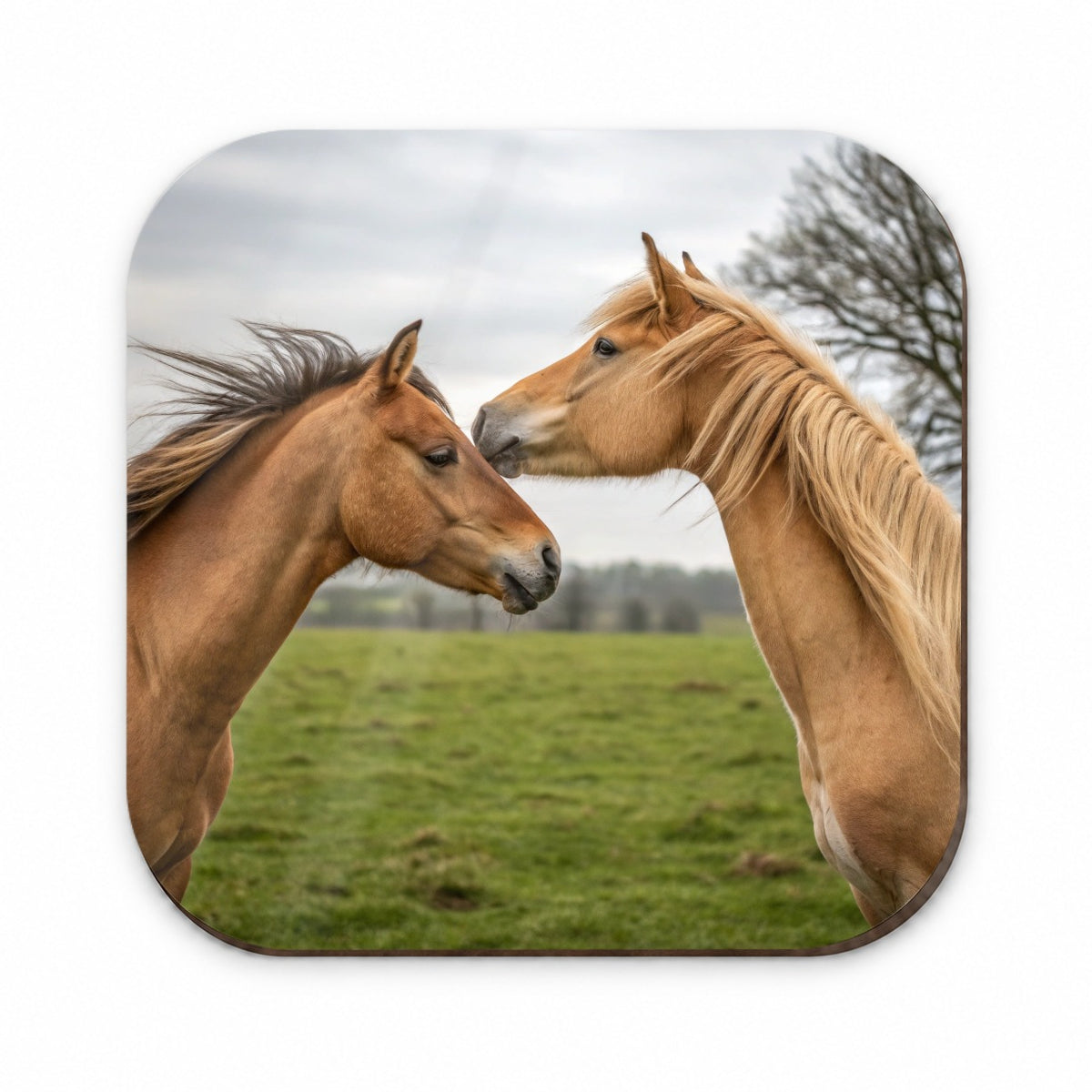 Horses Love Friends Fridge Magnet