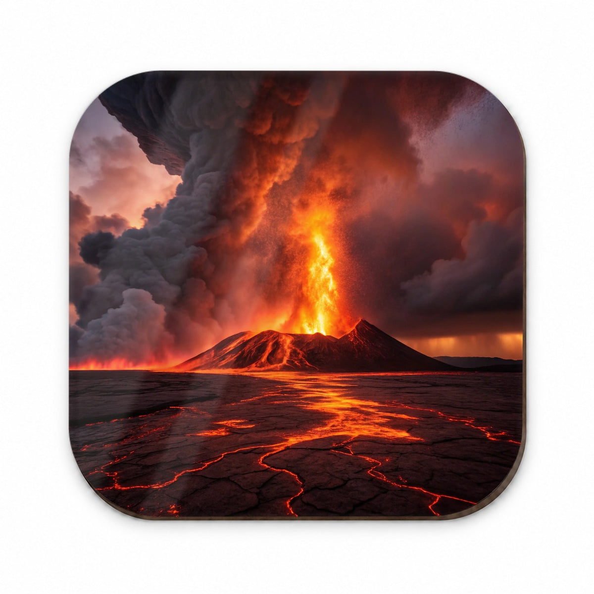 Kilauea Volcano Erupting Hawaii Fridge Magnet