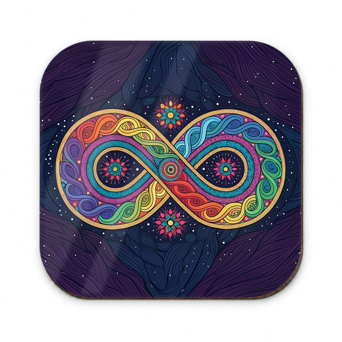 Psychedelic Patterns And Infinite Loops Colorful Fridge Magnet