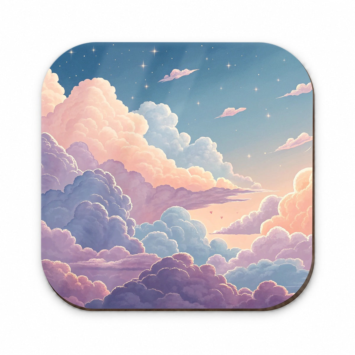 Puffy Clouds Sky Pastel Beautiful Fridge Magnet