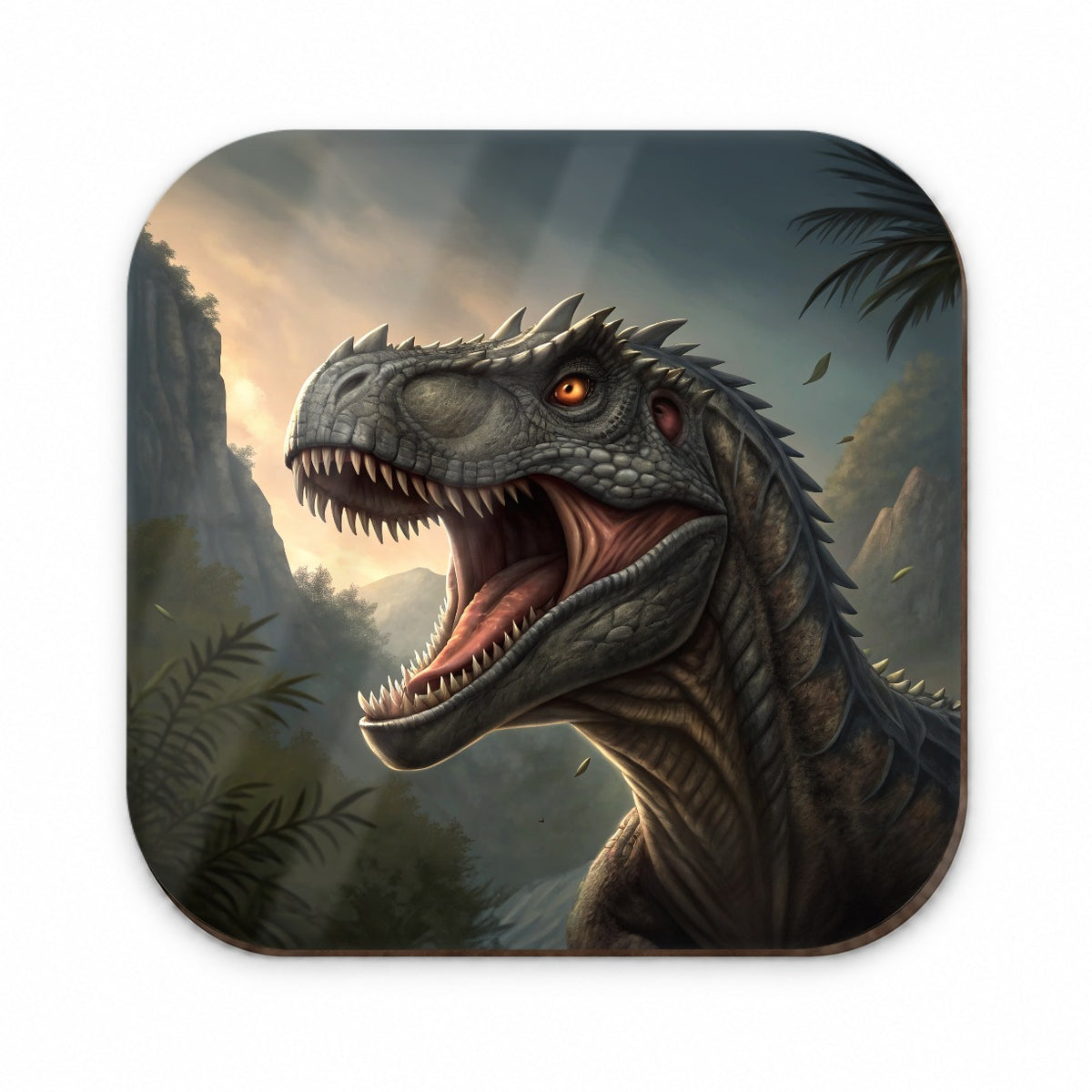Roaring Allosaurus Dinosaur Fridge Magnet