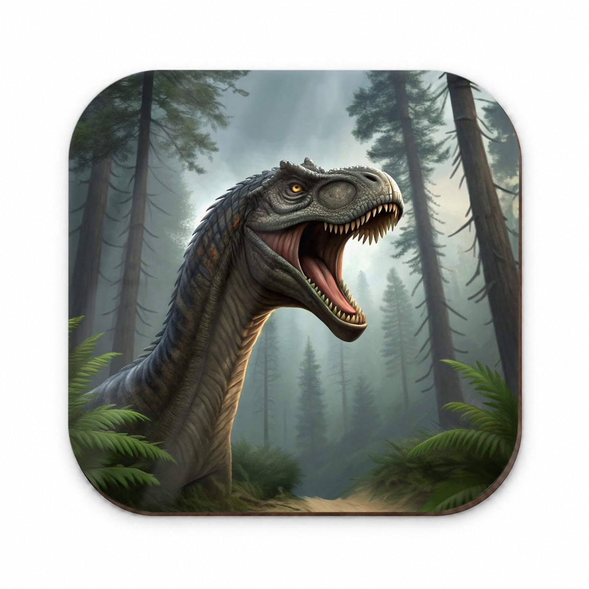Roaring Brachiosaurus Dinosaur Fridge Magnet