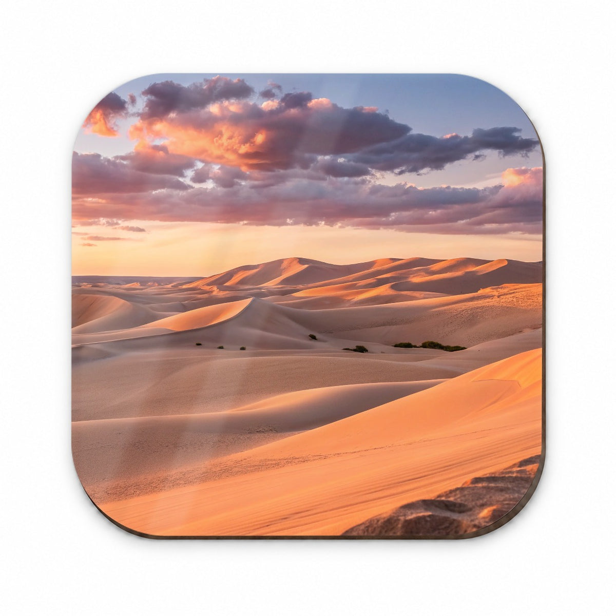 Soft Rolling Sand Dunes Sunset Desert Fridge Magnet