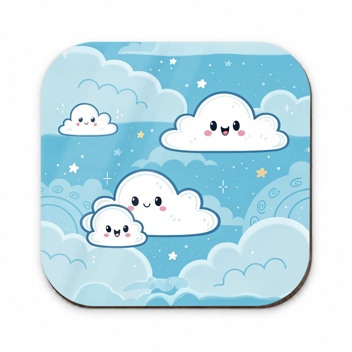 Sweet Puffy Clouds Kawaii Style Fridge Magnet