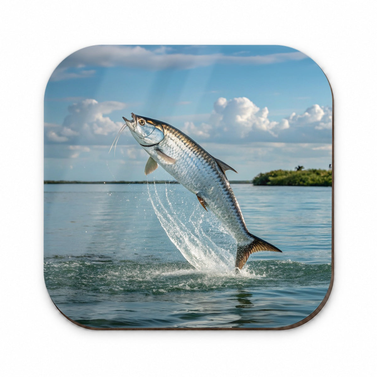 Tarpon Fish Jumping Fishing Fridge Magnet
