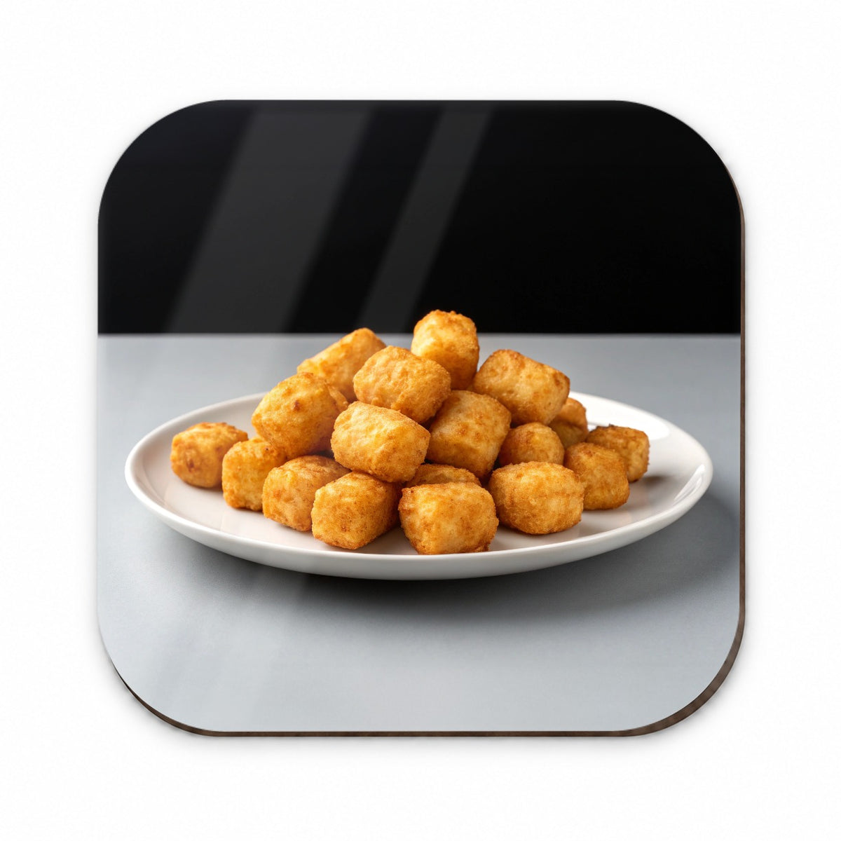 Tater Tots Plate Fridge Magnet