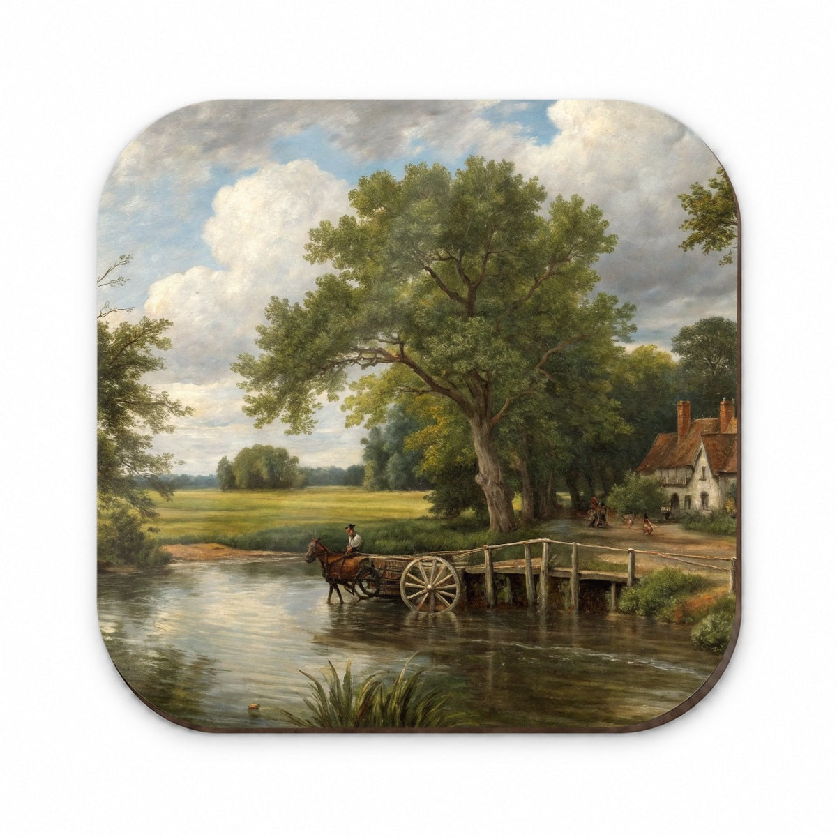 The Hay Wain By John Constable Inspired Fridge Magnet