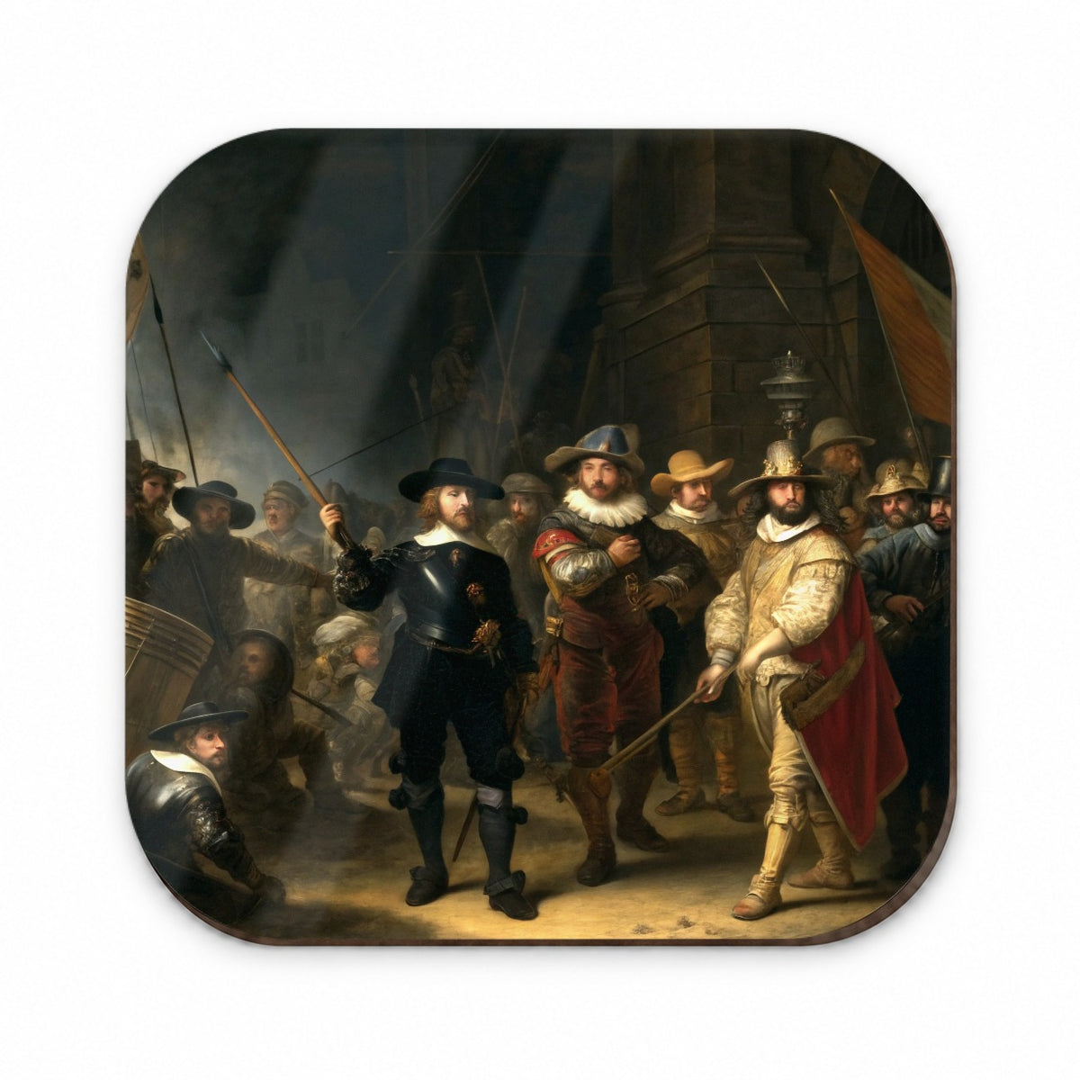 The Night Watch By Rembrandt Inspired Fridge Magnet