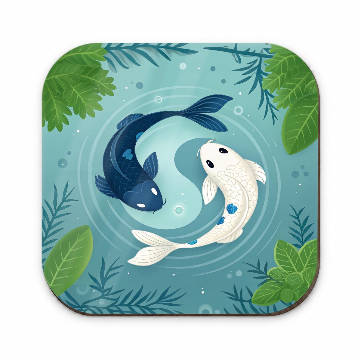 Two Koi Yin Yang Cute Fridge Magnet