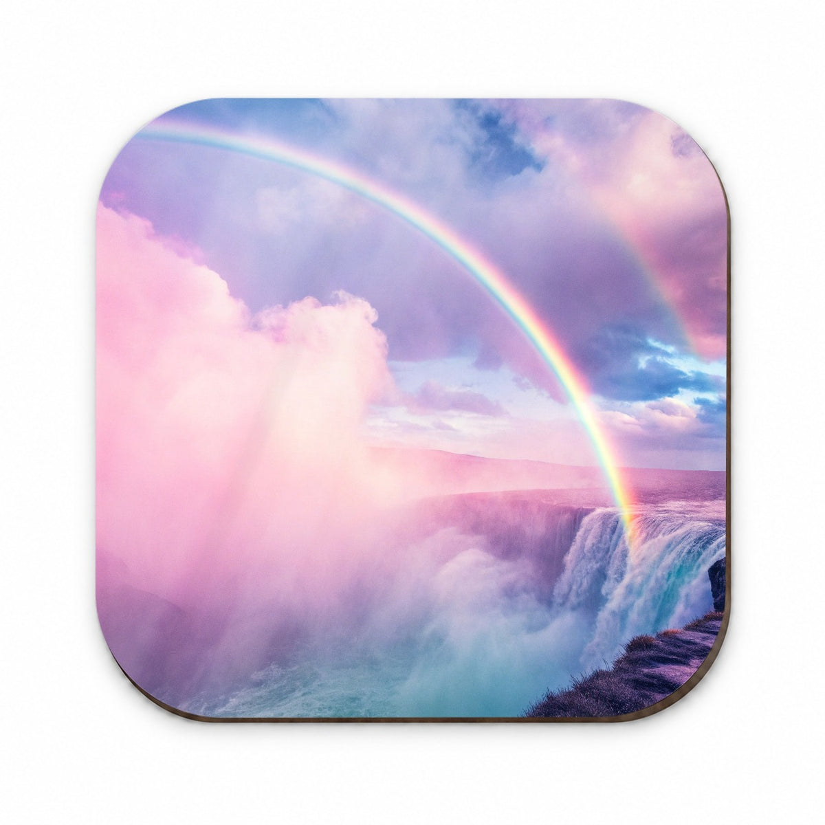 Vapor Rainbow Waterfall Fridge Magnet