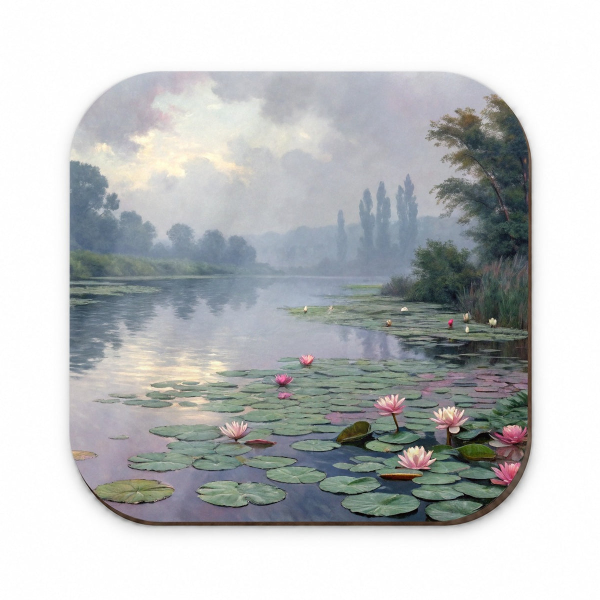 Water Lilies Inspired By Claude Monet Beautiful Fridge Magnet