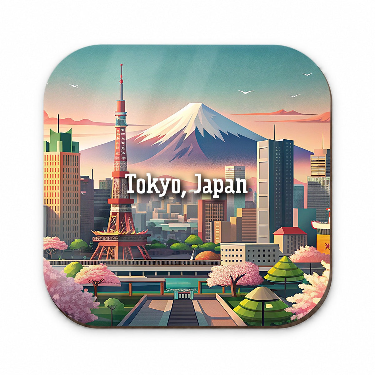 Tokyo, Japan Travel City Country Stamp Fridge Magnet