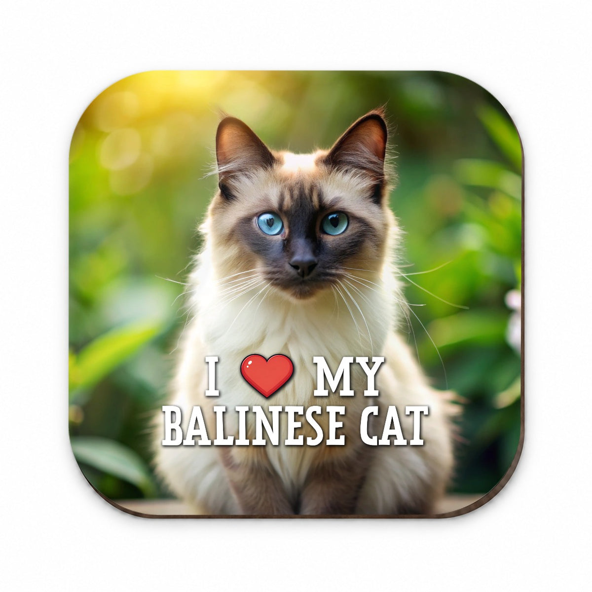 I Love My Balinese Cat Heart Fridge Magnet