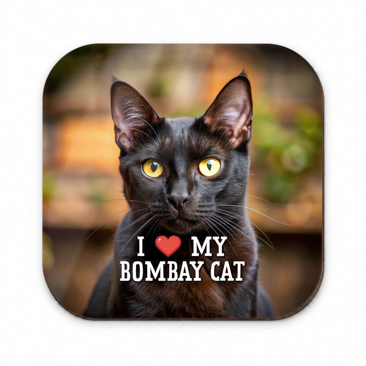I Love My Bombay Cat Heart Fridge Magnet
