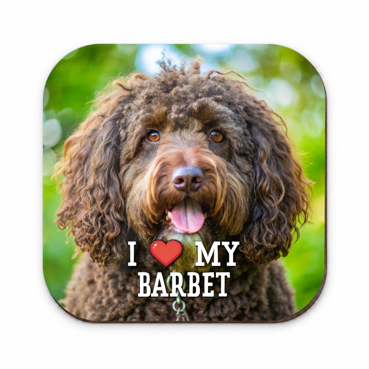 I Love My Barbet Dog Heart Fridge Magnet
