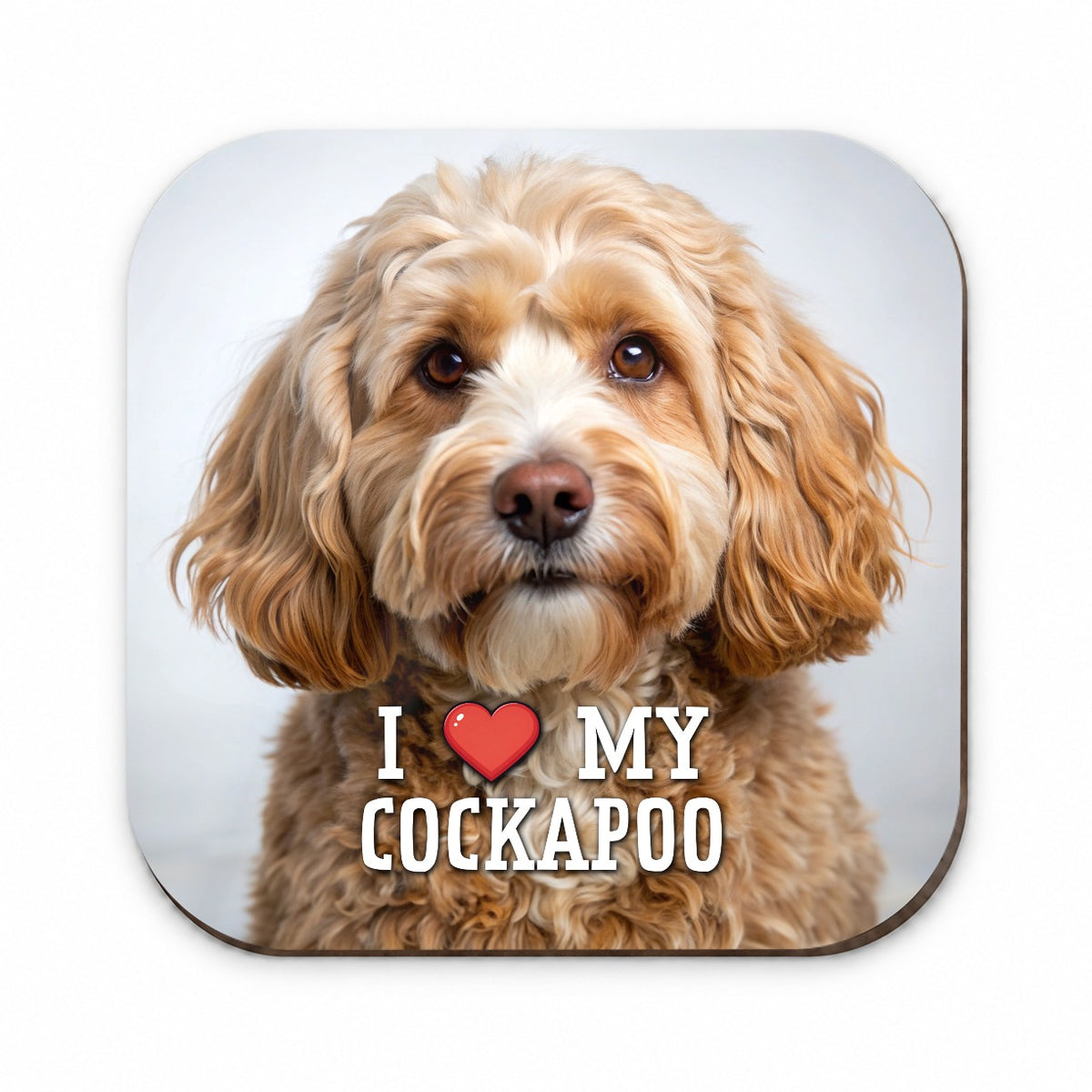 I Love My Cockapoo Dog Heart Fridge Magnet
